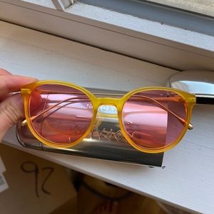 KOPAJOS Yellow Sunglasses